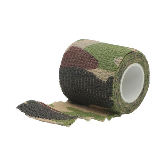1 Roll Camouflage Tape Anti-scratches Self-Adhesive Widely Applied Military Camo Stretch Bandage Tape