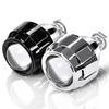 2.5 Inch Universal Bi Xenon HID Projector Lens Silver Black Shroud H1 Xenon LED Bulb H4 H7 Motorcycle Car Headlight