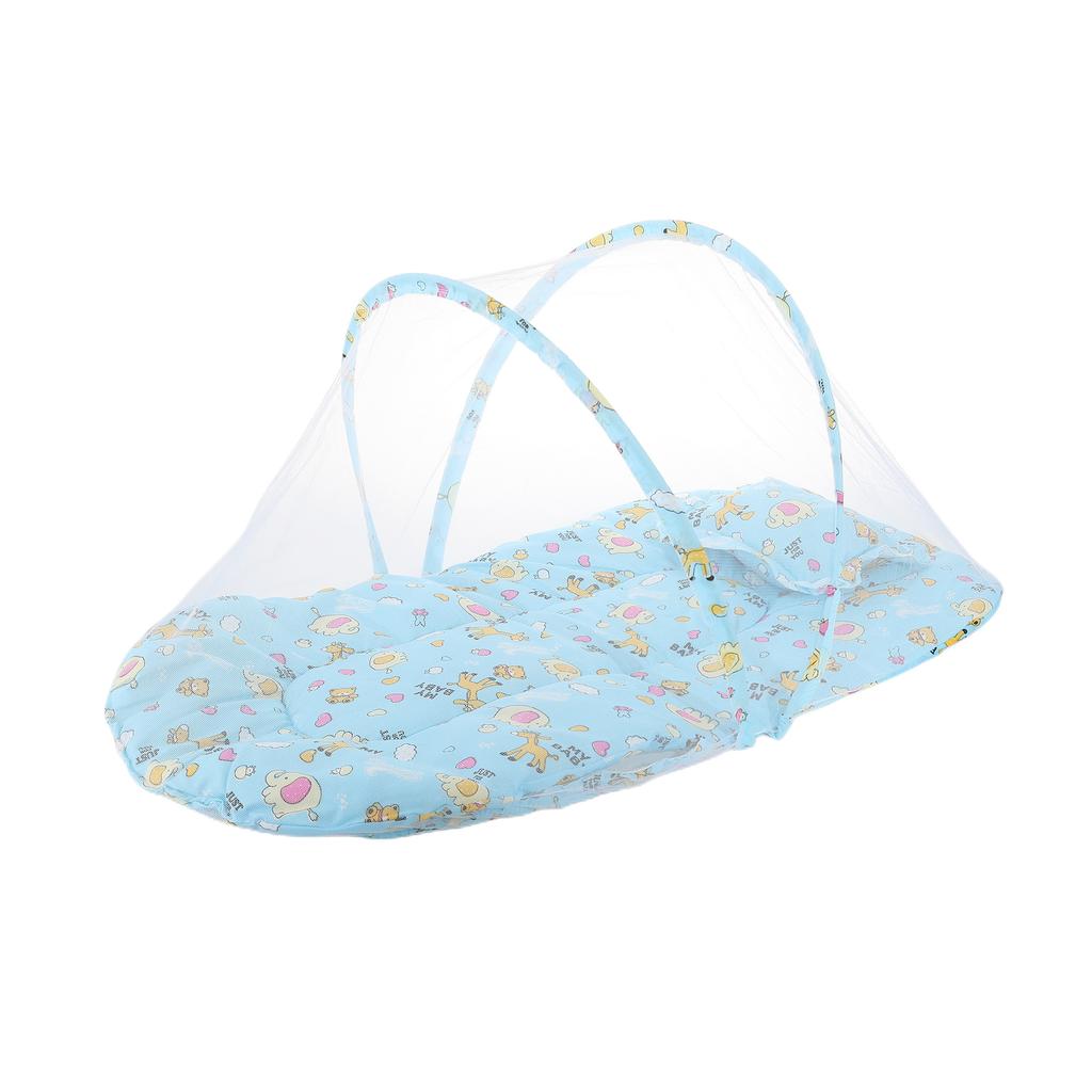 1Pc Portable Foldable Baby Mosquito Net No Installation with Sleep Cushion Pillow Mosquito Net Super Soft Baby Mosquito Net