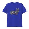 Corgi Floral T Shirt for Dog Moms Royal Design Lovers Pet Present Birthday Valentines Day Cute vintage Washed streetwear