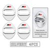 ACS2   4PCS Car Door Lock Cover Stainless Steel Protection Accessories For Toyota Crown GR Corolla YARIS Auris C-HR Hilux Vios Prius