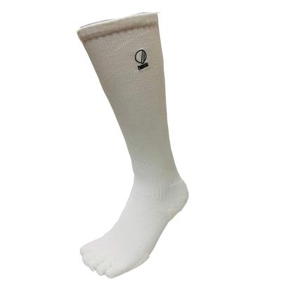 Palourde JushinSOX Long Gravity Size Made In Fits Five Shock Grip L0001 Socks, White, Small, 21-23cm, Japan, Muscle-Adjusting Socks, Toes, Cushioning,
