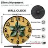 Eco-Friendly 25x25cm Wood Wall Clock Made from Sustainable Solid Wood Material