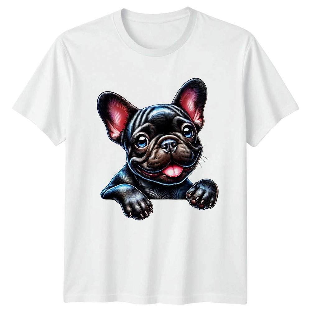 Adorable French Bulldog Puppy Dog TShirt French Bulldog Gift For Him And Her S