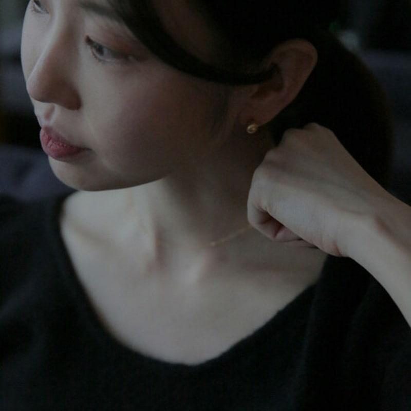 Modernlike 14K Gold-filled Silver Matte Ball Earrings