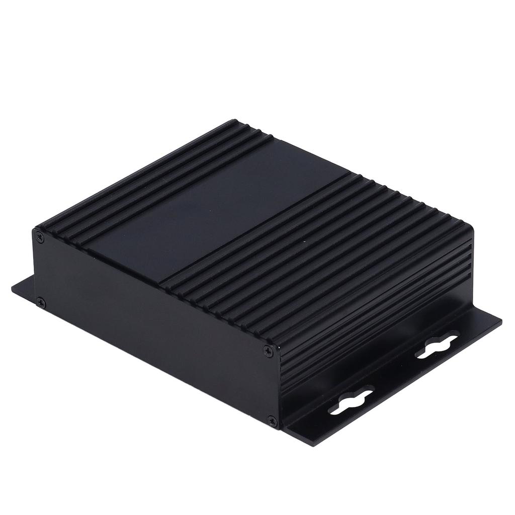 Aluminiowa obudowa elektroniczna matowa czarna wodoodporna uszczelka do płytek elektronicznych DIY