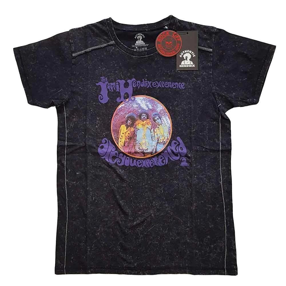Jimi Hendrix  Are You Experienced  Black Snow Wash T shirt - NEW 4XL