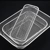 Stainless Steel Mesh Drain Basket Mesh Filtering Thickened Chopsticks Storage Basket Anti-rust Rectangle Vegetable Washing Basin