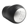 Auto Parts Gear Shift Knob Waterproof 6 Speed Black & Silver Car Accessories