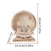 Nativity Scene Light Christmas Decor Ornament for Office Desktop Table