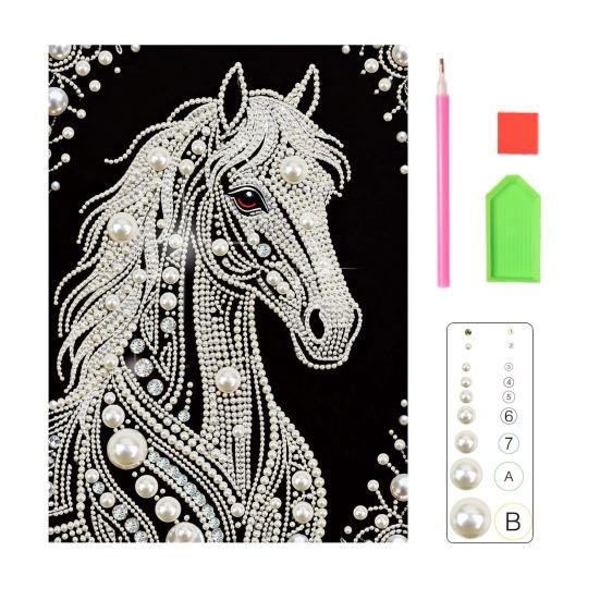 3D-Perlenmalerei-Set zum Selbermachen: Mosaik-Wandbild mit Strassperlen und Schmetterlingen für Erwachsene – ideal für die Schlafzimmerdekoration.