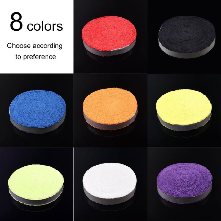 Badminton Racket Grip Tape, Racket Grip Towel Antislip Grip Tape, Water Absorbent Adhesive Squash Racket Grip for Racket