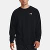 Under Armour Rival Fleece Solid Logo Pullover Sweatshirt Men Sweatshirt Black 1382295-001