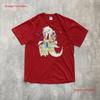 90s Usa Jerzees T Shirt Kabuki Xl Red Vintage Vintage Stylish Streetwear Slightly Casual Fashion Soft Unisex Versatile