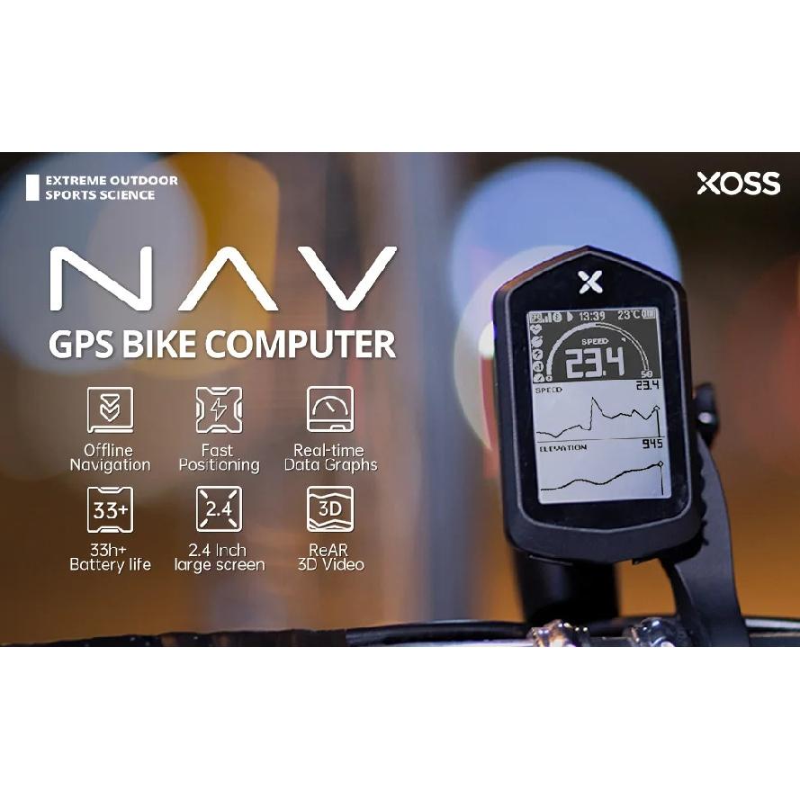 Walker Chen XOSS NAV PLUS bicycle GPS computer English wireless smart cycling heart rate cadence speed