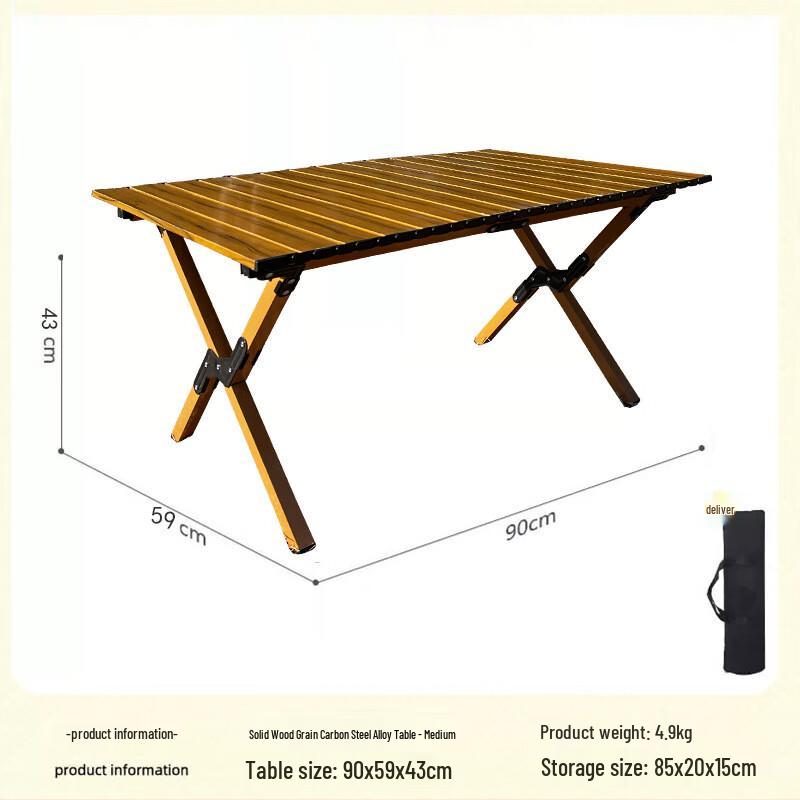 Portable Camping Roll-Up Table