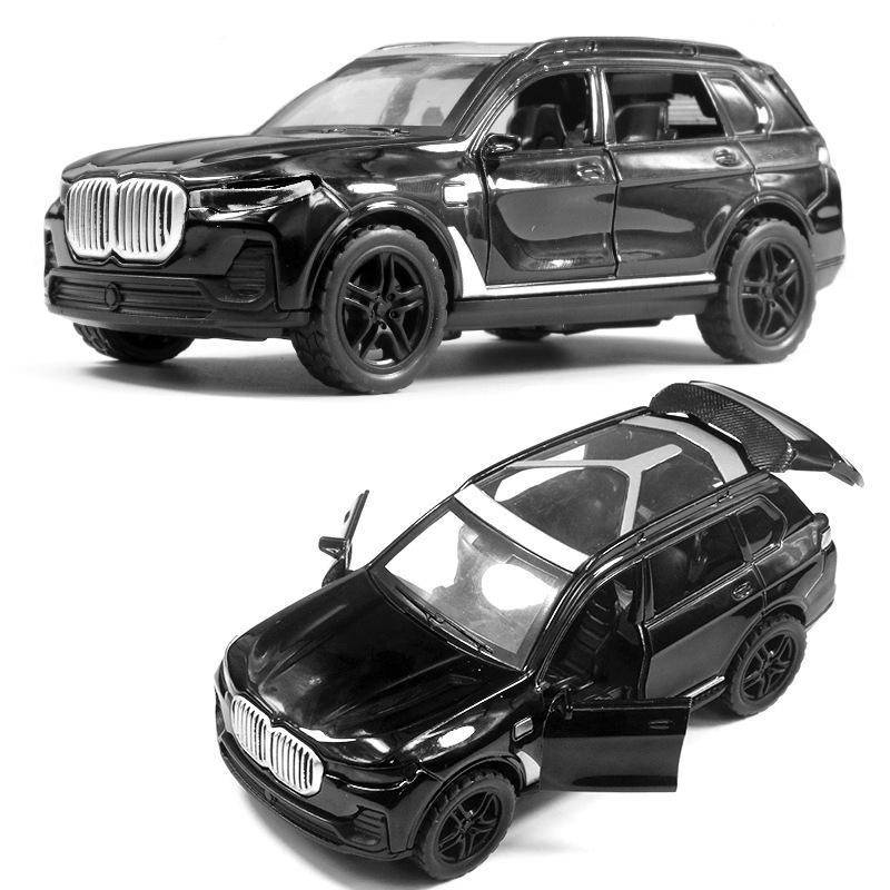 "Children's Off-Road Alloy Car Models with Open Doors - Sports Car Cake Decorations and Gifts for Boys"