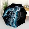 1pc Harry Potter Automatic Folding Umbrella - Compact 8-Rib Design, Durable Plastic & Iron,  F104037
