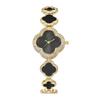 Emerald Four-Leaf Clover Quartz Women's Bracelet Watch - Light Luxury Retro Fashion