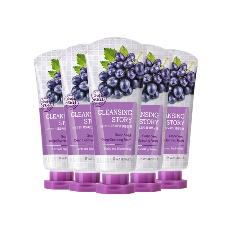Seonsaiyagi Grape Seed Cleansing Foam 120g x 5