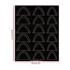 6 Designs French Manicure Strips Nail Art Stickers,Self-Adhesive Nail Tips Guides for DIY Nail Decoration Stencil Tools
