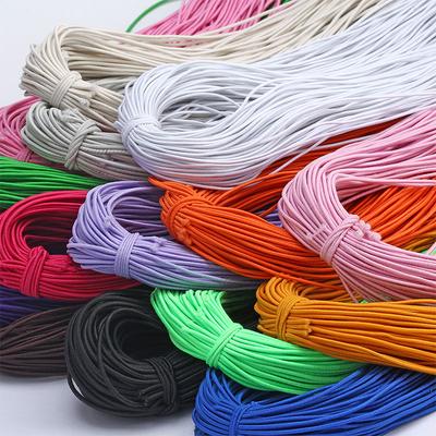1.5mm Strong Elastic Rope Colorful High-Quality Elastic Band Rubber Cord for DIY  Sewing Jewelry Crafts Making Accessorie