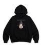(Fleece) Mikina Gat Meow (Černá)