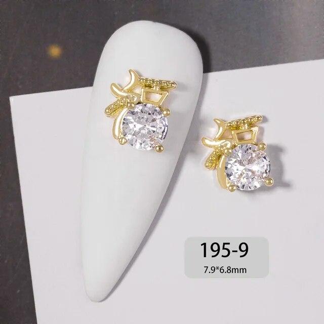 Ķīniešu Jaunais gads 3D nagu mākslas aksesuāri Rotaslietas Dekorācijas DIY Tiger Lucky naudas soma kristāla sarkans dārgakmens Rhinestone krelles