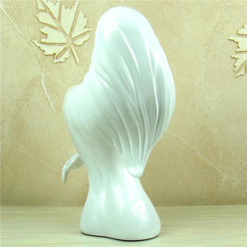 Abstract Naked Woman Bust Handmade Resin Belle Sculpture Human Body Art Ornament Lover's Gift Craft for Bedroom Decor Furnishing