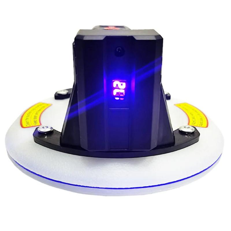 

8-дюймовая электрическая вакуумная присоска для стеклянной плитки, прочная, грузоподъемность 280 кг, электрическая вакуумная присоска с воздушным насосом емкостью 2400 мАч белый