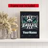Philadelphia Eagles Personalized Name Diamond Paintings Mosaic Wall Round Diamond Art Painting Kits Embroidery Crystal Accessories Frameless