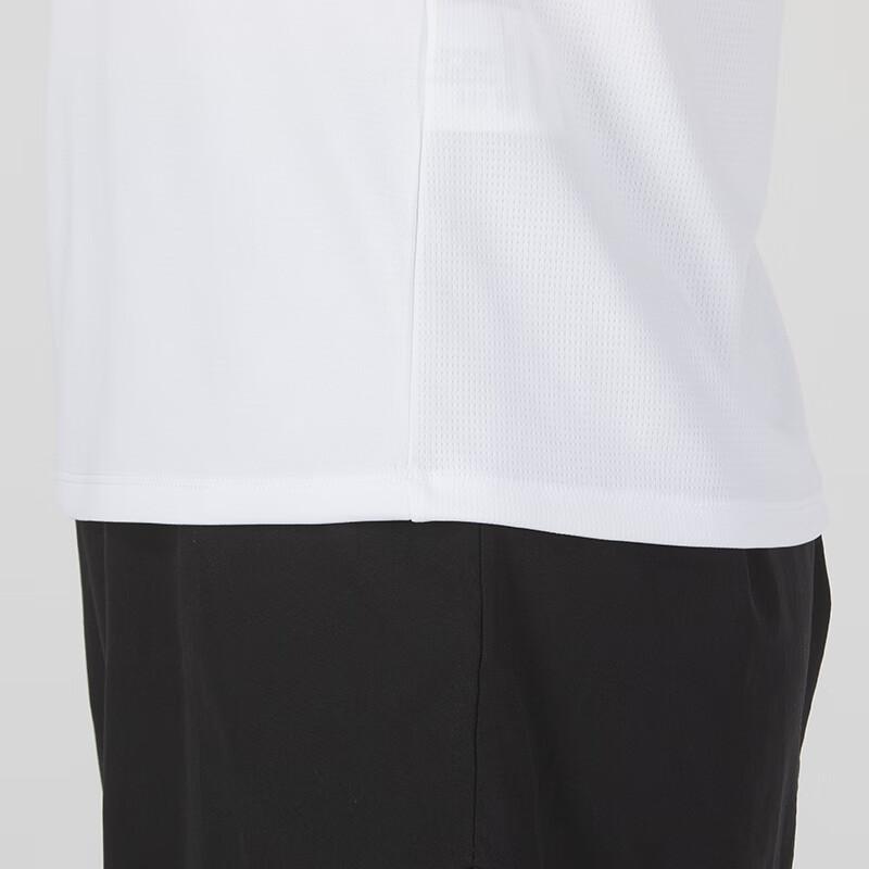 Under Armour Solid Color Round Neck Running Short Sleeve T-Shirt Women Tops White 23500508-100