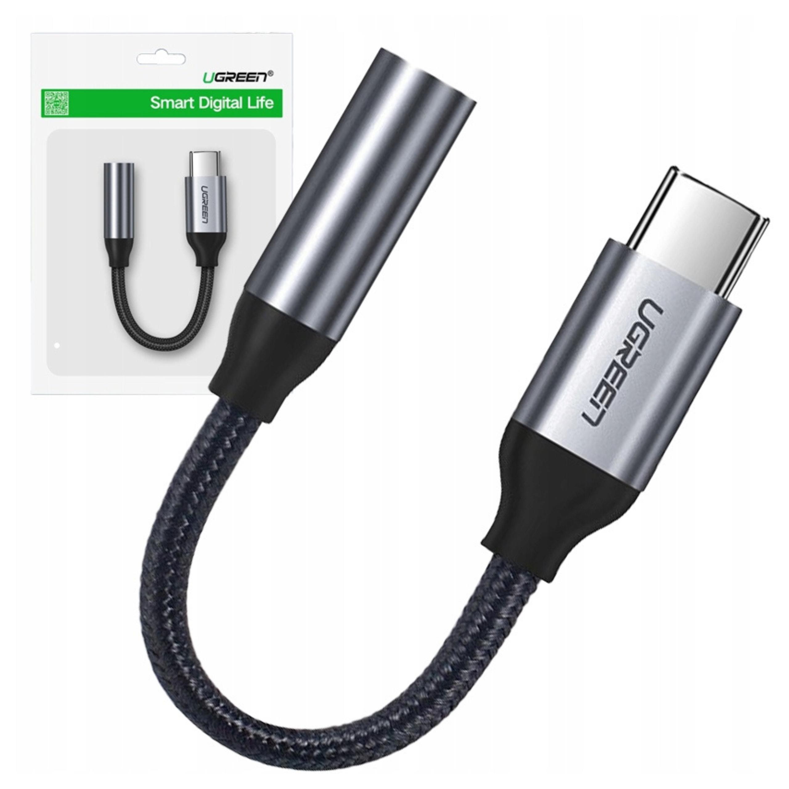 Ugreen Schwarz Av142 Usb-C Auf 3,5-Mm-Miniklinken-Audioadapter - Bild 5