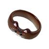 Einzigartiger Emaille-Ring mit Katzenmotiv, Tierschmuck, handgefertigter Fingerring, Accessoires für Studenten und Katzenliebhaber