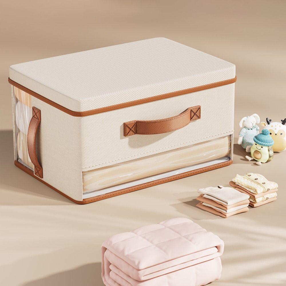 Dustproof Storage Box Large Capacity Finishing Box New Foldable Drawer  Wardrobe