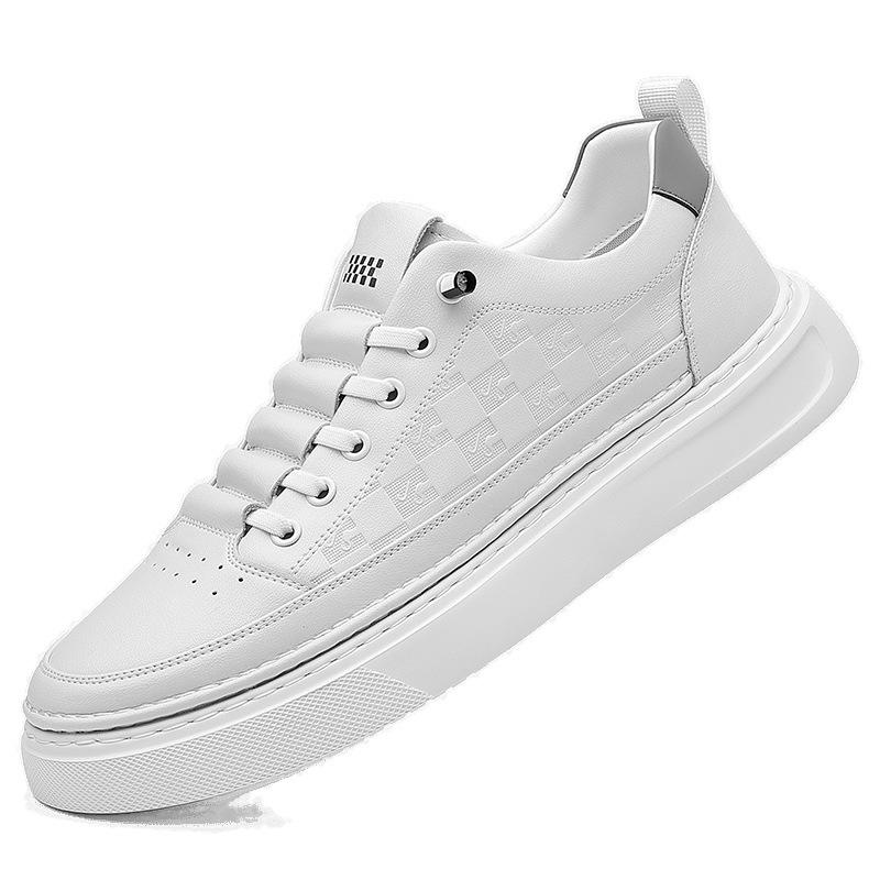 Summer Men's Shoes New Breathable Little White Shoes Male Students Korean Version Trendy Versatile Platform Sports Casual Board Shoes Male