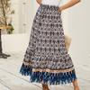 Women's Casual High Waisted Skirt With Large Swing Skirt Waisted Skirt With Large Swing Skirt