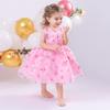 0-10 Years Summer Toddler Baby Girls Dress For Party Wedding Birthday Print Flower Christening Gown Children Clothes Floral