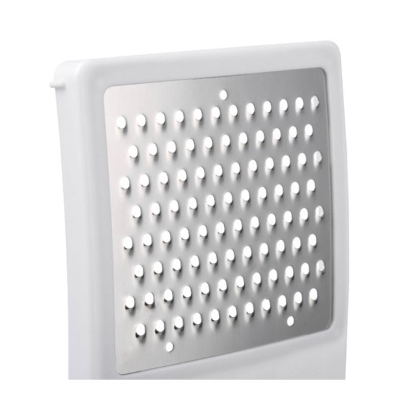 Bathroom Soap Grinder Wall Mounted Soap Holder with Presses Box Hollowed Bottom Soap Case for Shower Kitchen Draining Rack