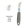 4pcs Stainless Steel Utensils Fork Spoons Set Wide Rubber Handle Tableware Set for Household