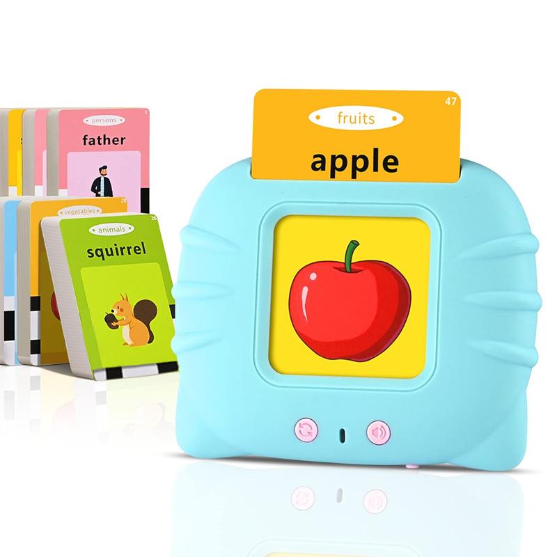 Kids Learning Flashcard Reader Speech Therapy Machine Toy Sight Words Children Educational Cognitive Cards Talking Flash Card