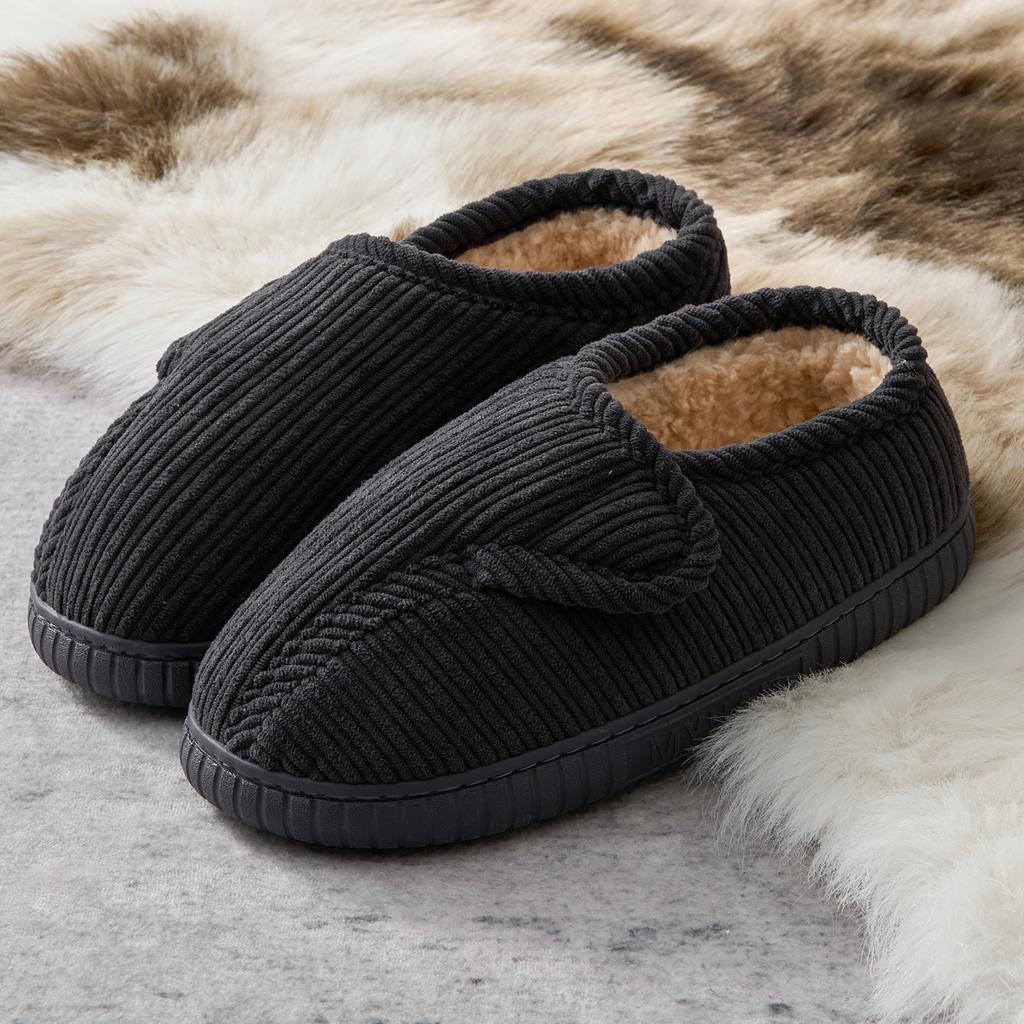 Winter Women Home Slippers Plush Warm Flat Slides Breathable Soft Non-slip Slippers Indoor Outdoor Men Casual Slippers