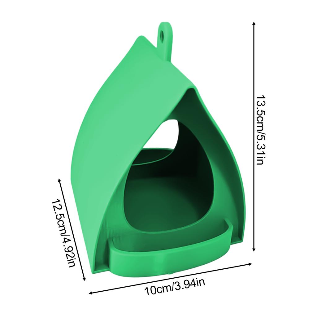 Bird Feeder Outdoor Can Waterproof and Drainage Bird Feeder Outdoor Courtyard Wild Forest Eaves Feeders for Birds Rainproof Feed