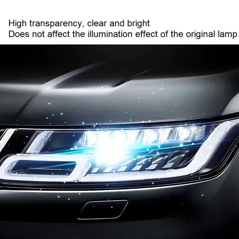 Pentru Volvo XC90 2015-2025 Folie protectoare faruri auto Autocolant protector TPU negru afumat anti zgârieturi și anti zgârieturi refit