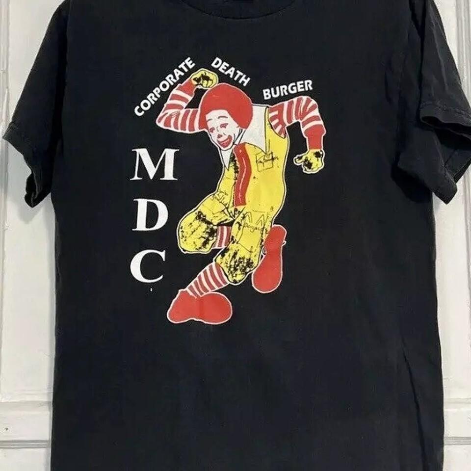 Vtg MDC Band Album Music Cotton Black All Size T Shirt For Men Unisex T-Shirt S