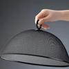 Protective Food Cover Dust Cover Mesh Anti-Flying Dish Cover Round Shape Household Cake Bread Plate for Outdoors Parties BBQs