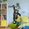 Verspielter Orang-Utan klettert auf Ästen Wandaufkleber Abziehbilder Affe Baum Dschungeltier Wandaufkleber Schlafzimmer Wohnzimmer Heimdekoration