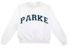 Embroidered Women's Half-High Collar Loose Pullover Sweatshirt, Long-Sleeved Winter Top