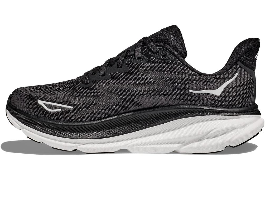HOKA ONE ONE CLIFTON 9 BLACK/WHITE 22.0CM