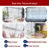 Wulin Mengzhu Chiffon Translucent White Semi-Blackout Modern Minimalist Sheer Curtain Fabric